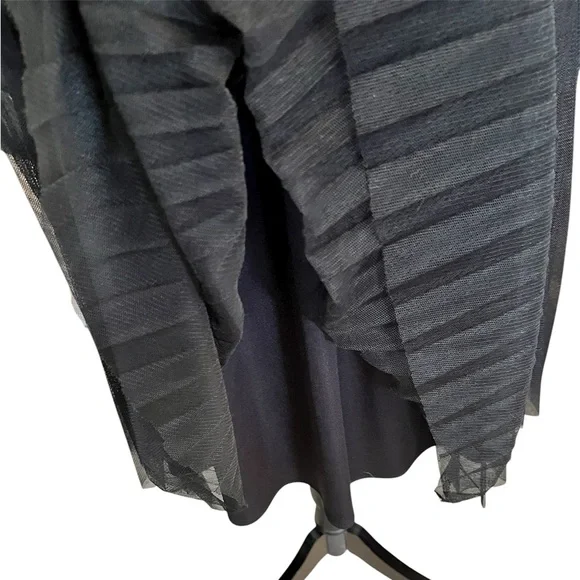 Vintage Betsey Johnson New York Sheer Mesh & Velvet Goth Vamp Corset Style Dress - Picture 6 of 9